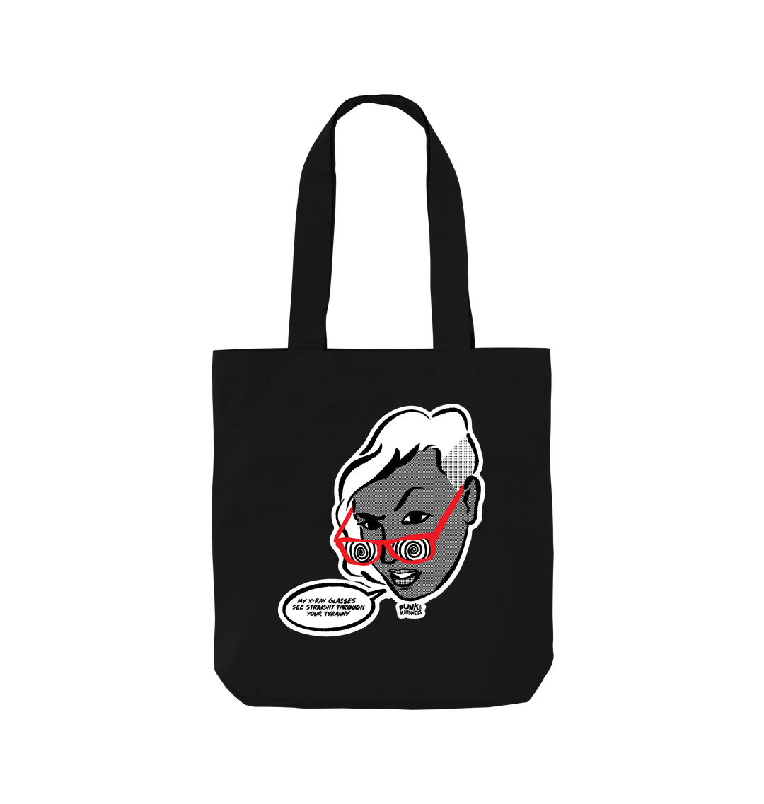 Black Printed Bag