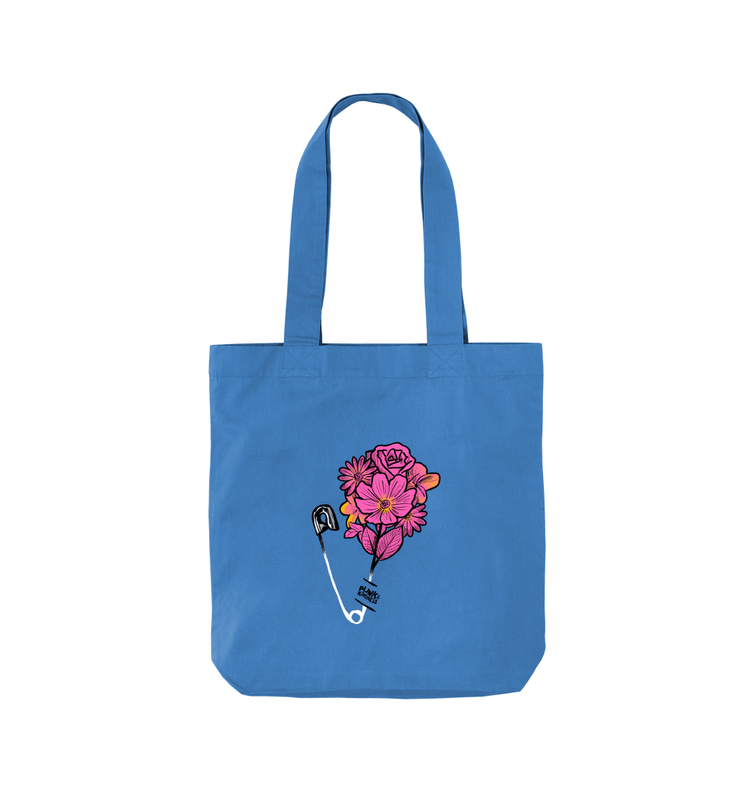 Cornflower Blue Printed Bag