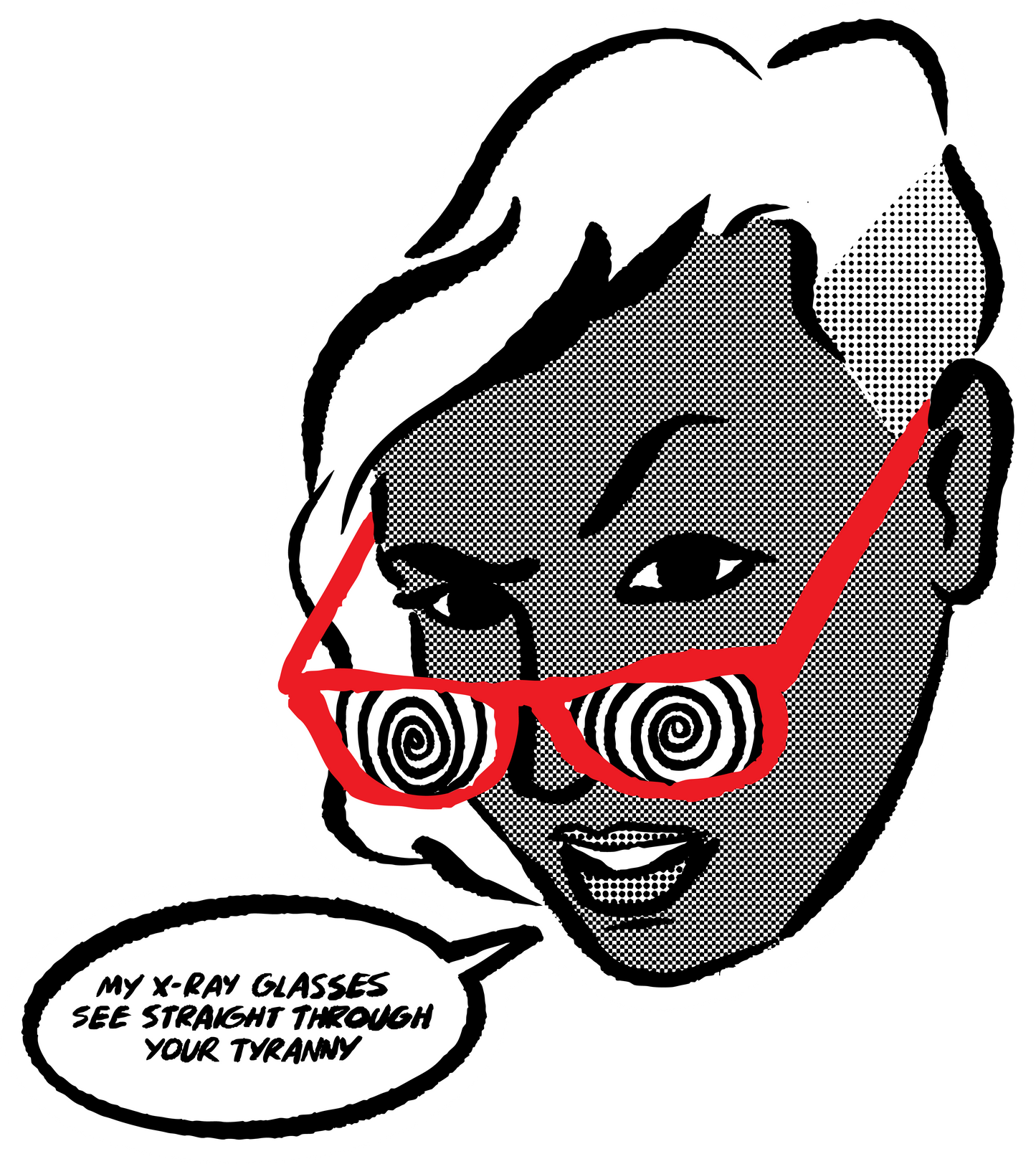 X-Ray Specs Comic Tote Bag