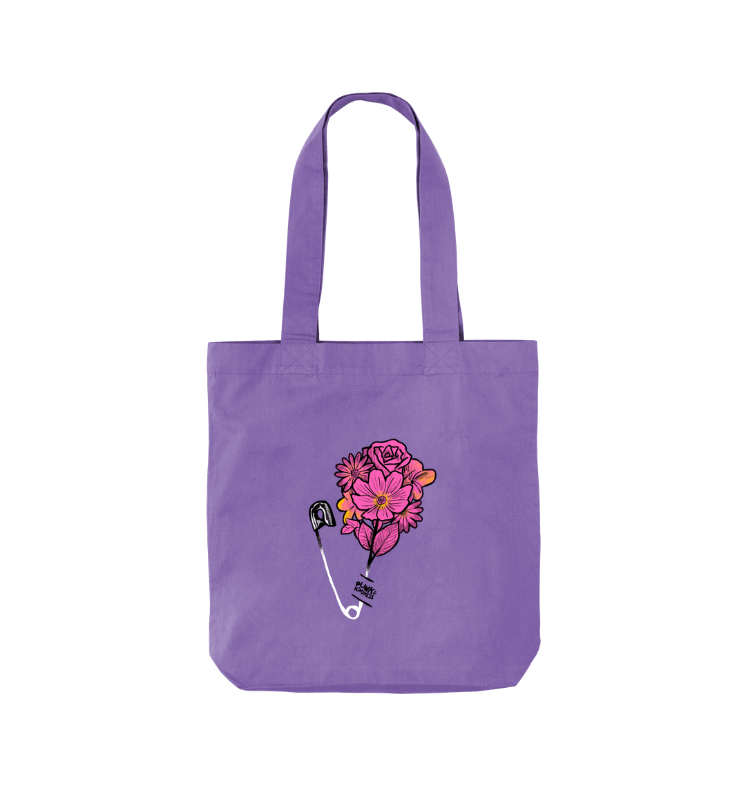 Violet Printed Bag