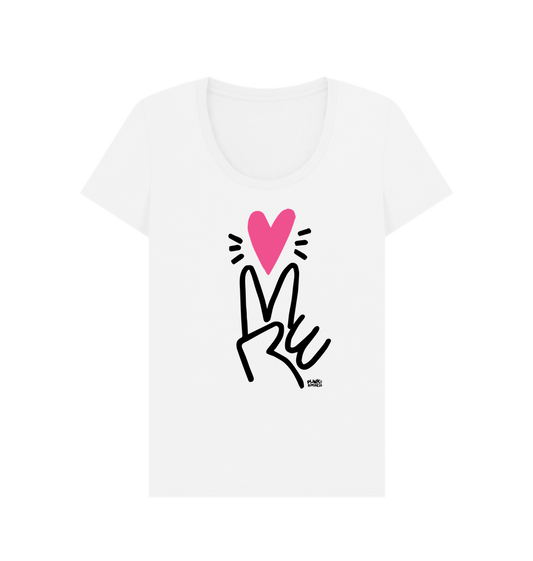 White Printed T-shirt