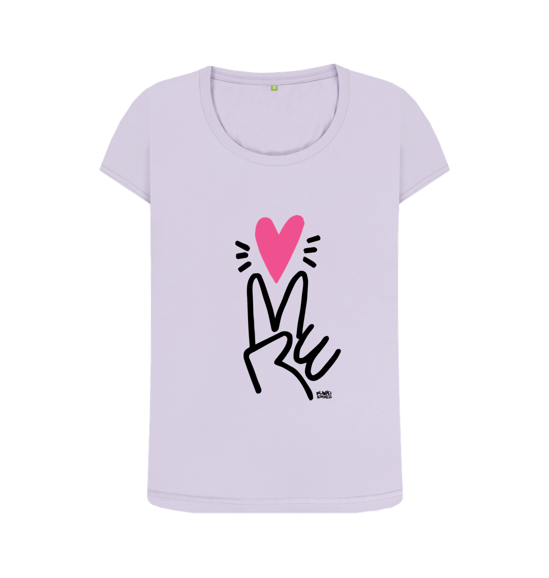Violet Printed T-shirt