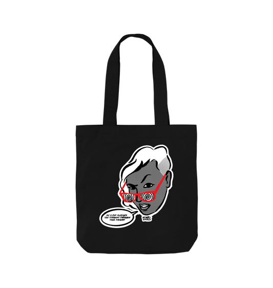 Black Printed Bag