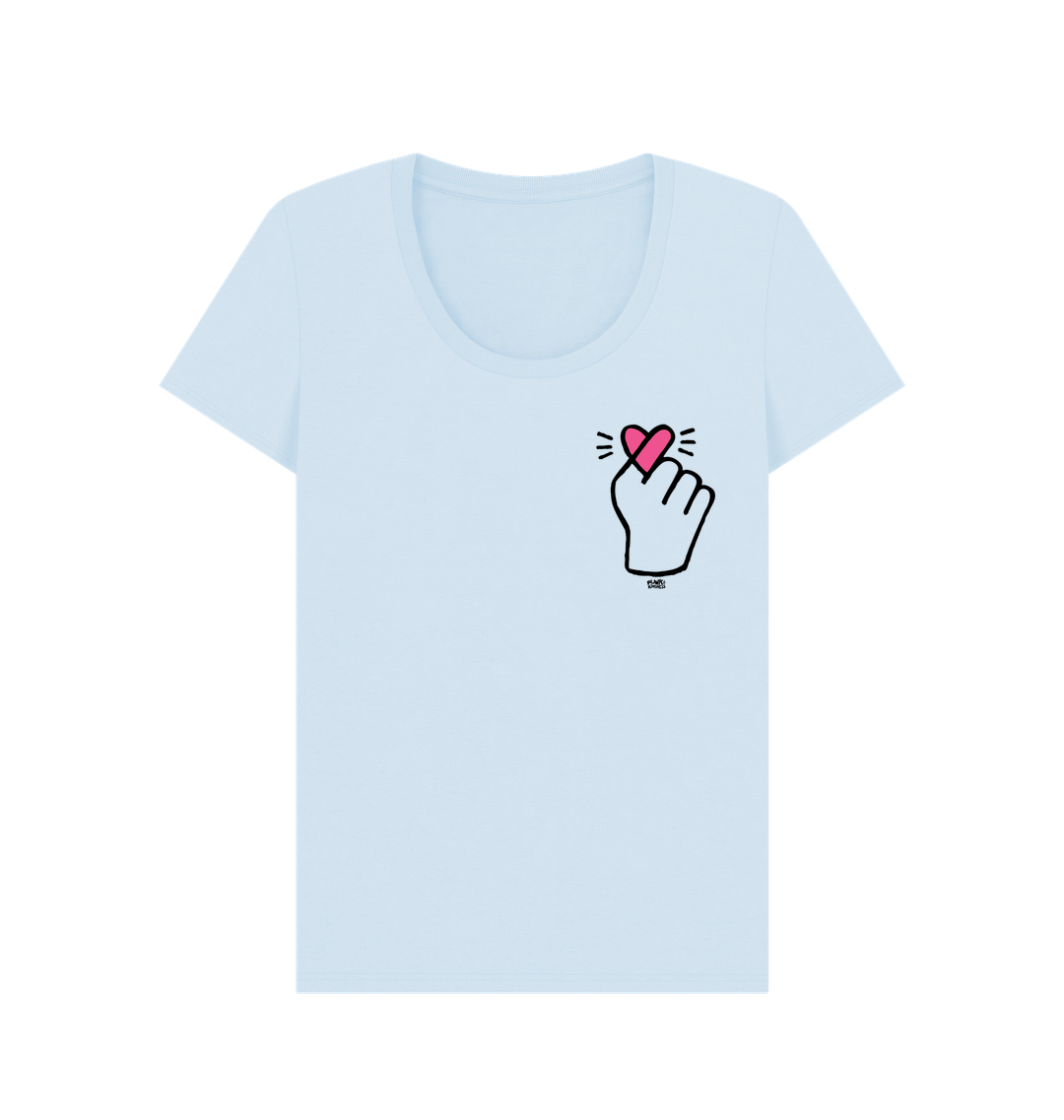 Sky Blue Printed T-shirt