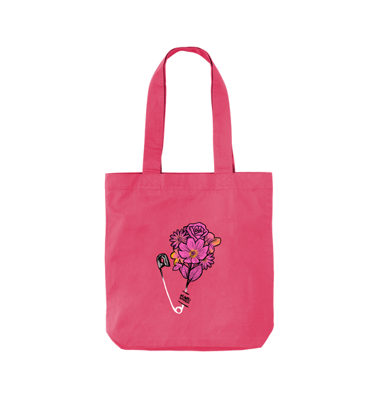 Raspberry Pink Printed Bag